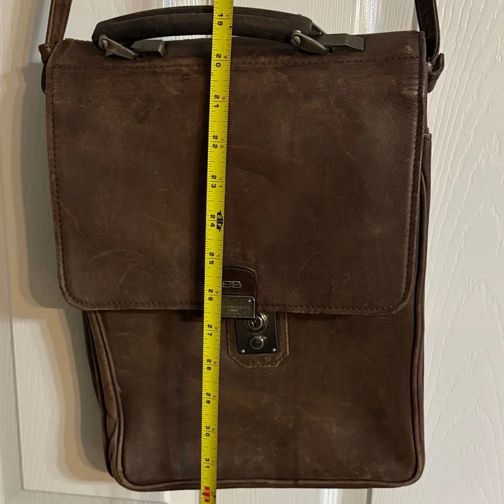 Balenciaga Dark Brown Messenger Bag - Picture 16 of 17
